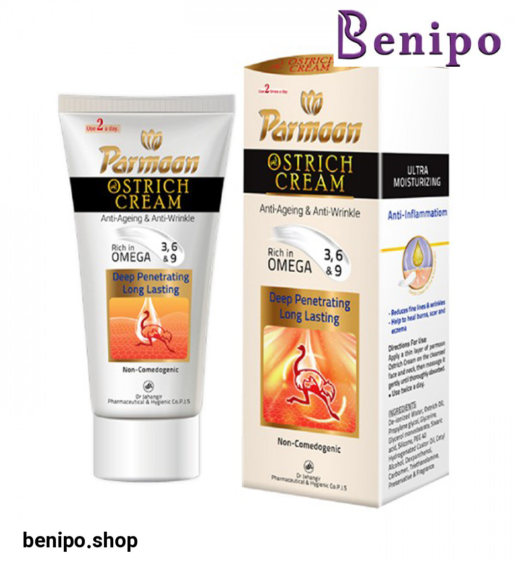 کرم شترمرغ مناسب پوست های خشک و نرمال 60 میل