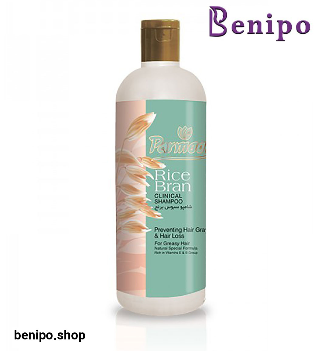 شامپو سبوس برنج مناسب موهای چرب 400 میل