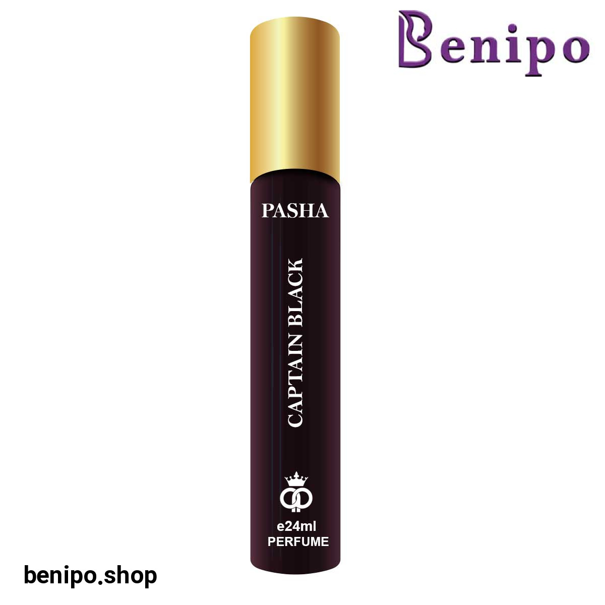عطر جیبی مردانه مدل کاپیتان بلک حجم 24میل