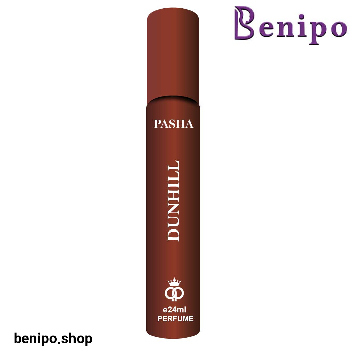 عطر جیبی مردانه مدل دانهیل قهوه ای حجم 24میل