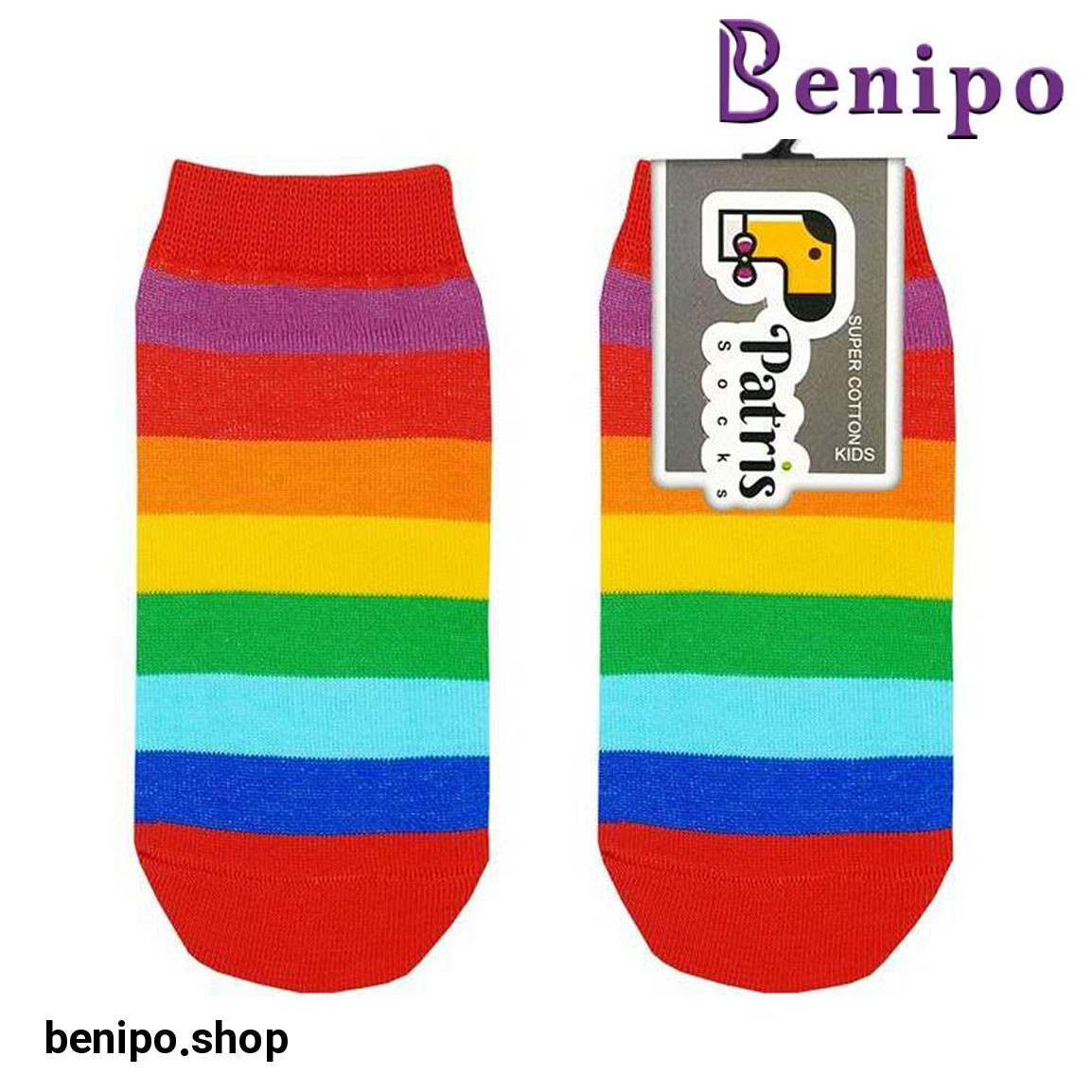 جوراب بچه گانه مچی مدل رنگی