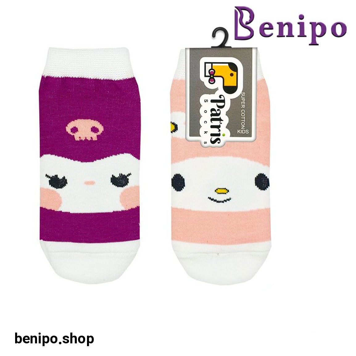 جوراب بچه گانه مچی مدل کرومی فیس