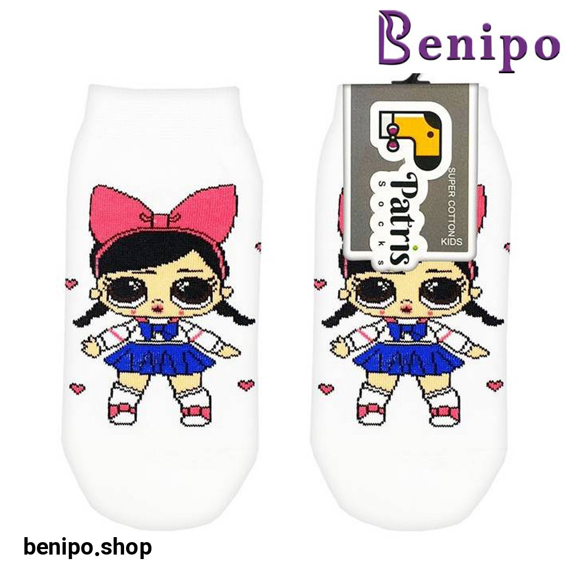 جوراب بچه گانه مچی مدل ال و ال 5-10 سال