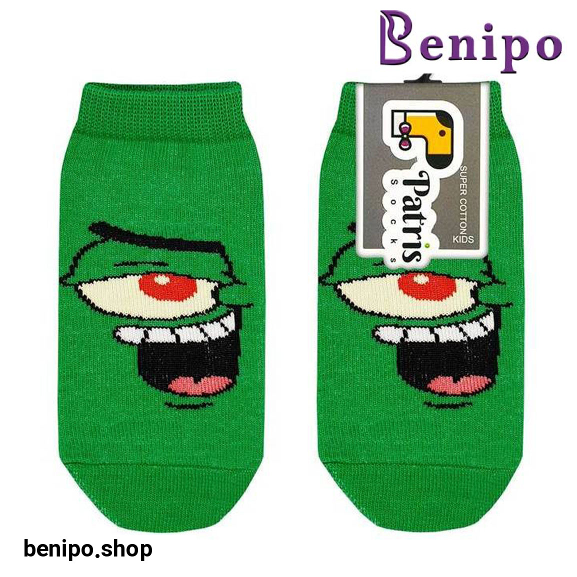 جوراب بچه گانه مچی مدل پلانگتون