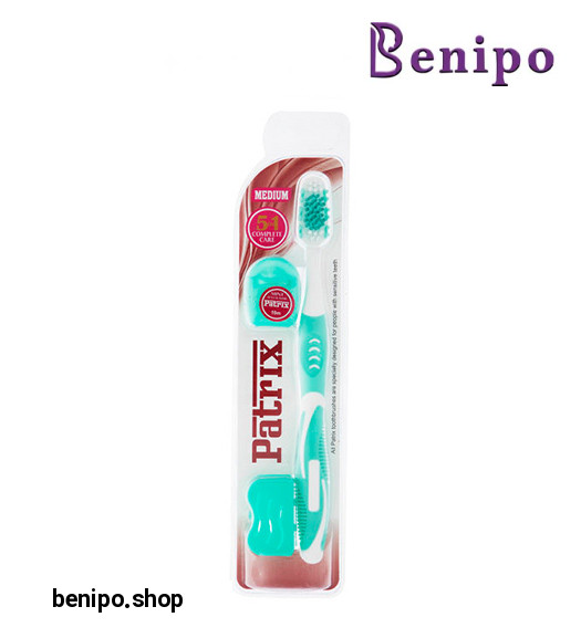 مسواک 5 در 1 مدیوم همراه با نخ دندان