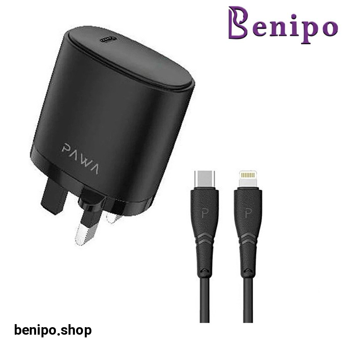 آداپتور 20W با کابل تایپ سی به لایتنینگ مدل TRAVEL CHARG 20W PD PDUKCL