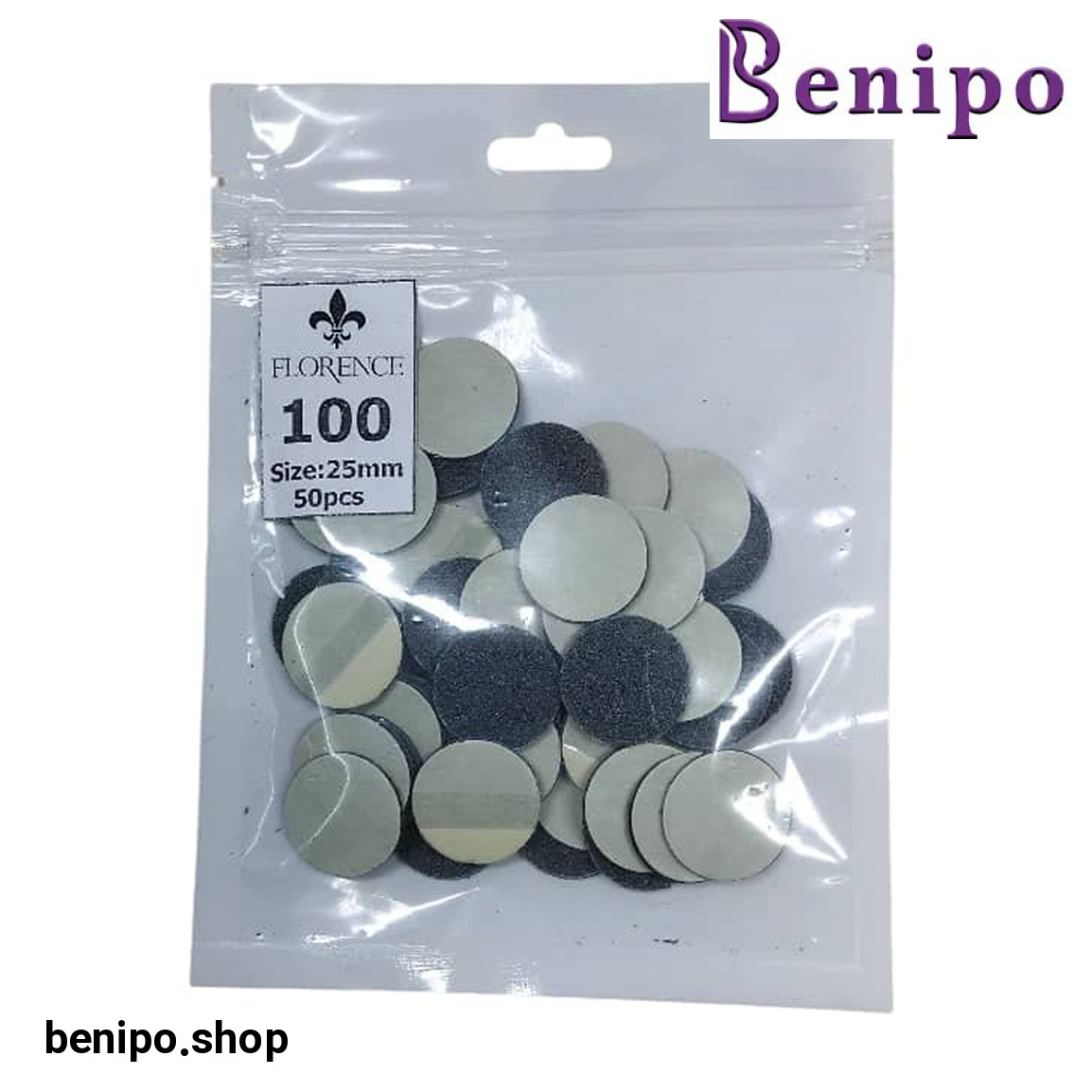 یدک دیسک کف پا گرید 100 بسته 50 عددی