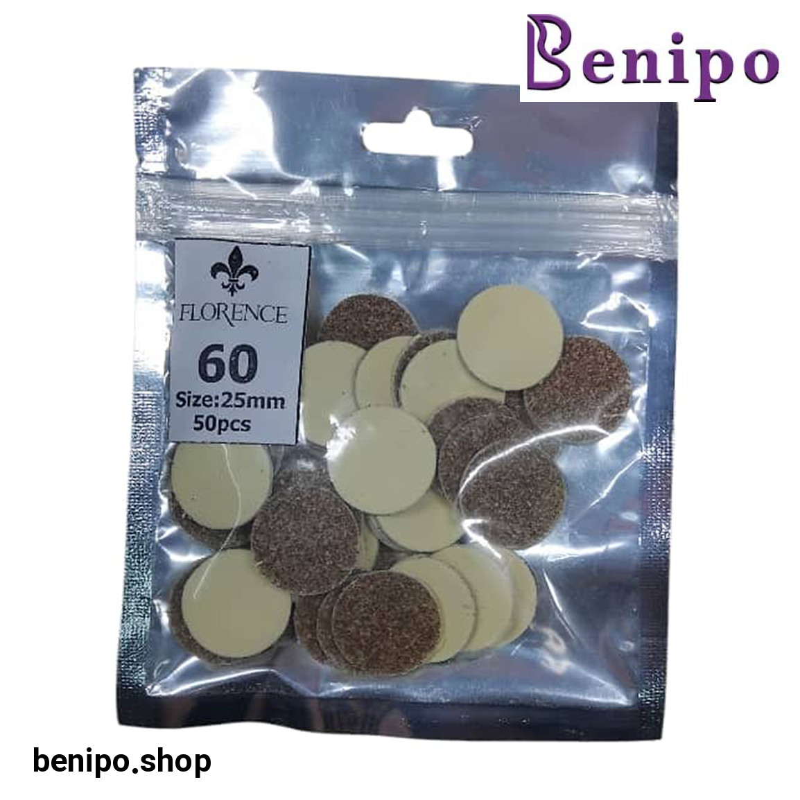 یدک دیسک کف پا گرید 60 بسته 50 عددی