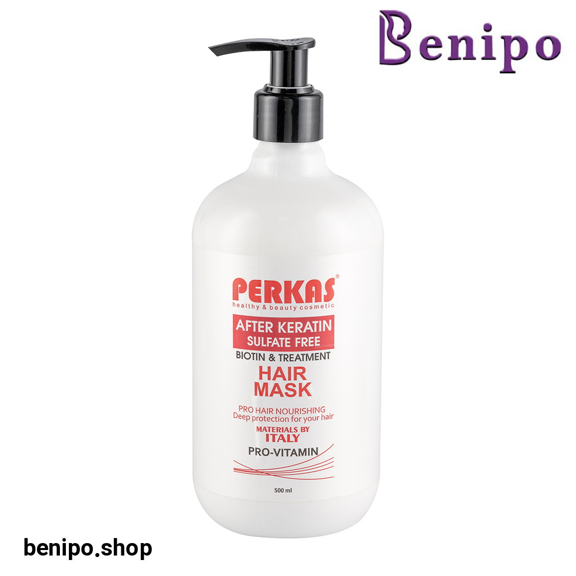 ماسک مو بعد از کراتین مدل Pro Vitamin فاقد سولفات حجم 500 میلی لیتر