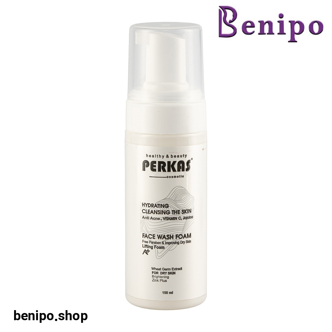 فوم شستشو صورت ضد جوش مناسب پوست خشک حجم 150 میلی لیتر