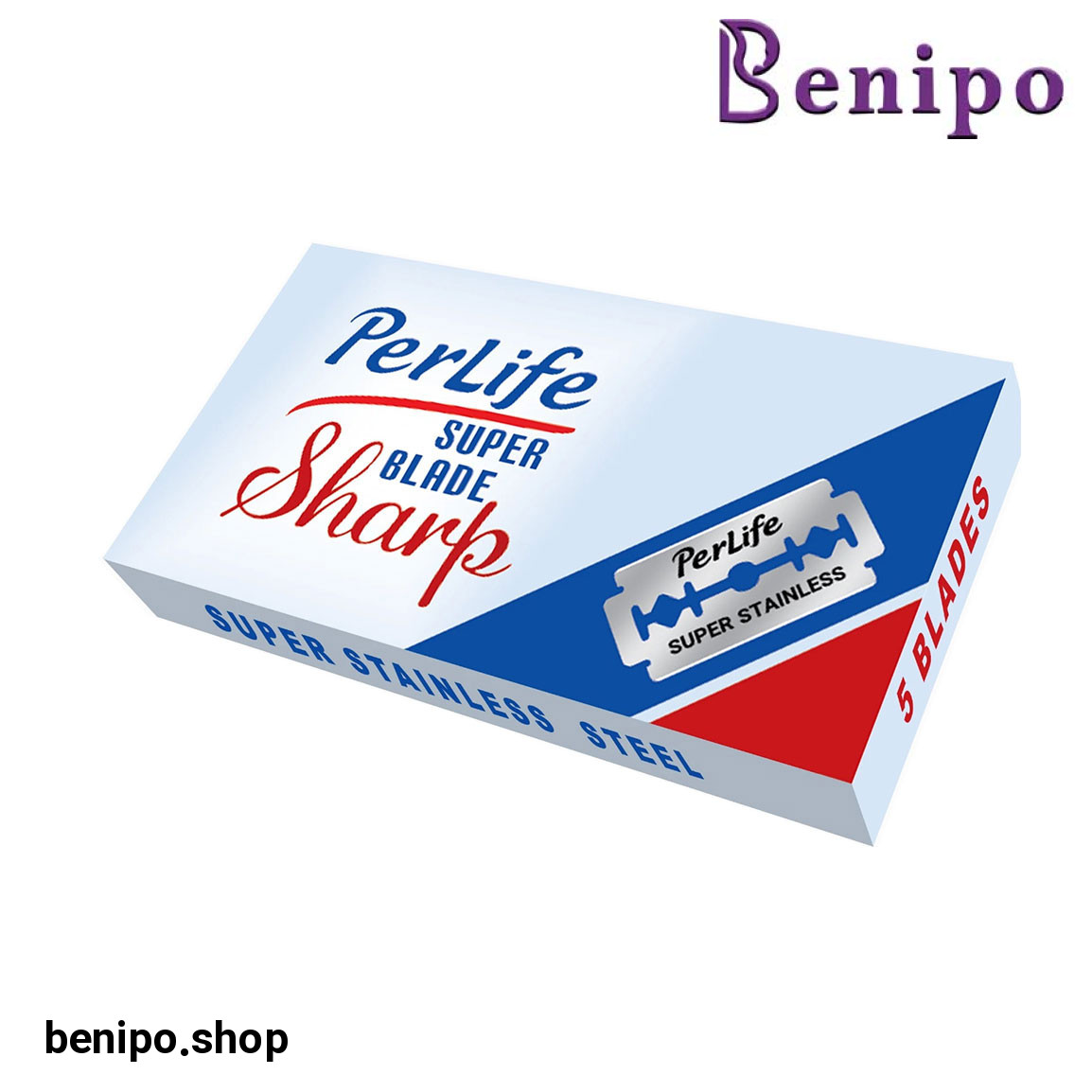 تیغ دو لبه کد SH250 بسته پنج عددی