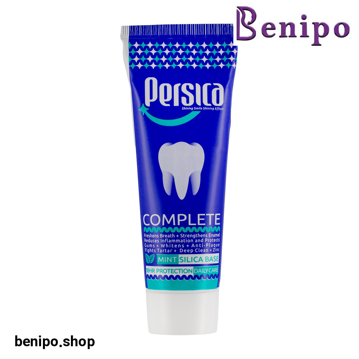 خمیر دندان محافظ کامل دندان و لثه 8 در 1 دارای عصاره نعنا حجم 100 گرم