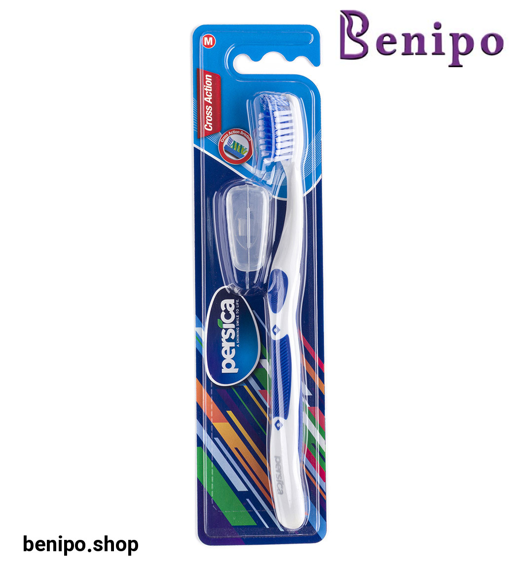 مسواک مدل کراس اکشن کد P319 با برس متوسط