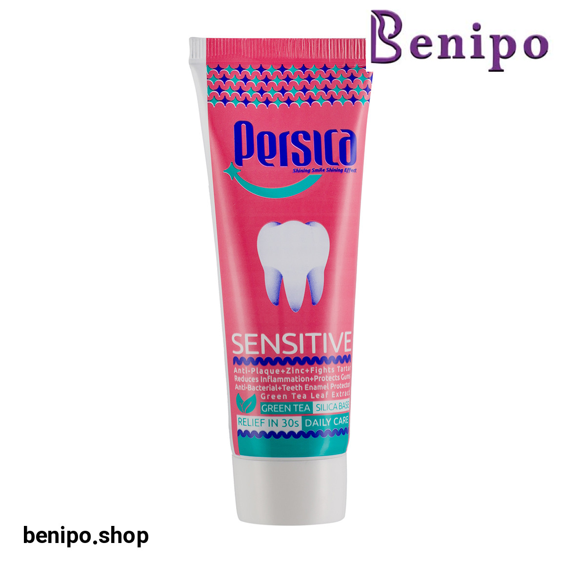 خمیر دندان مناسب دندان های حساس دارای عصاره برگ درخت چای سبز حجم 100 گرم