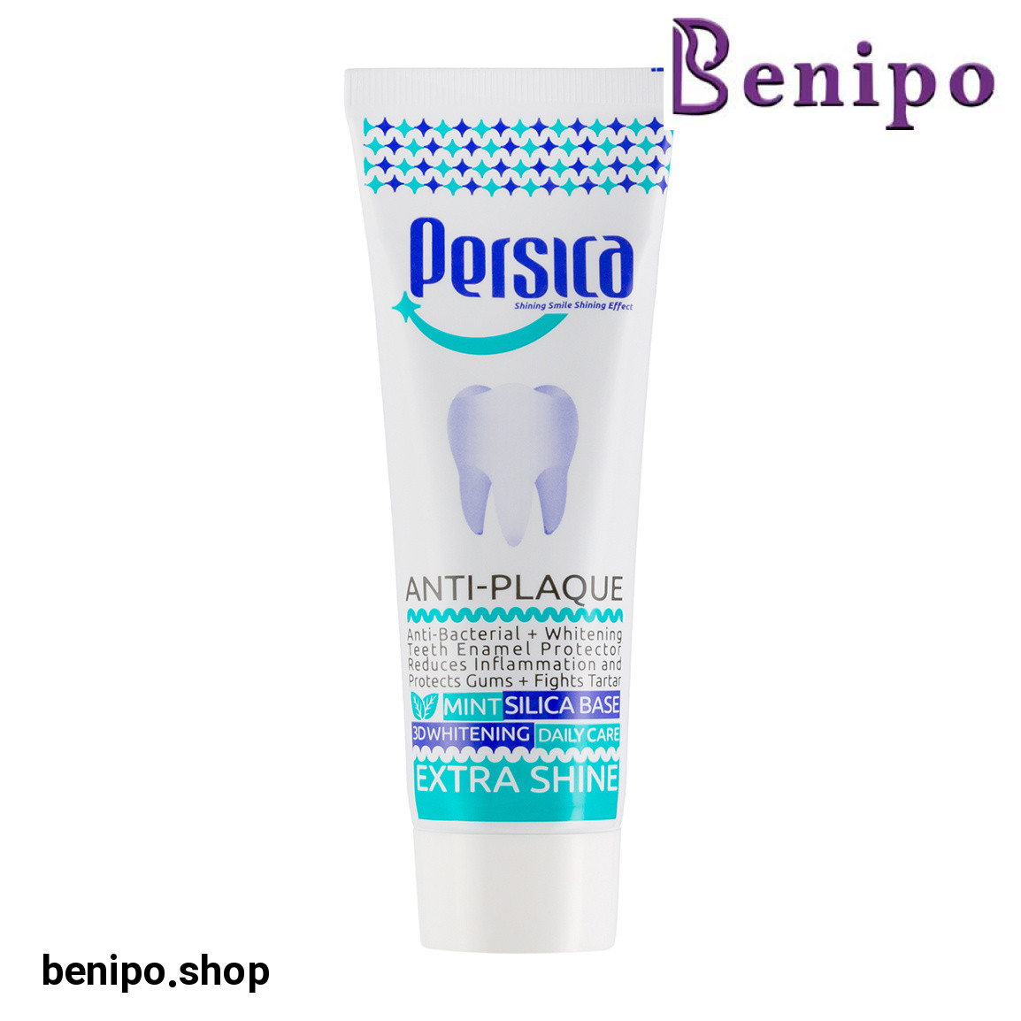 خمیر دندان ضد جرم و پلاک دارای عصاره نعنا حجم 100 گرم