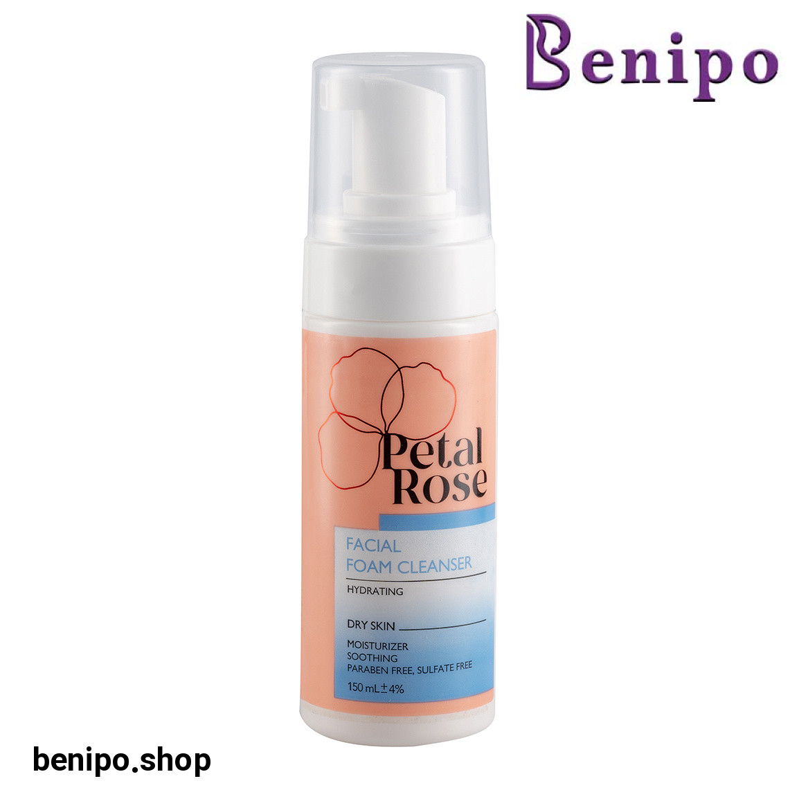 فوم شستشو صورت مناسب پوست خشک حجم 150 میلی لیتر