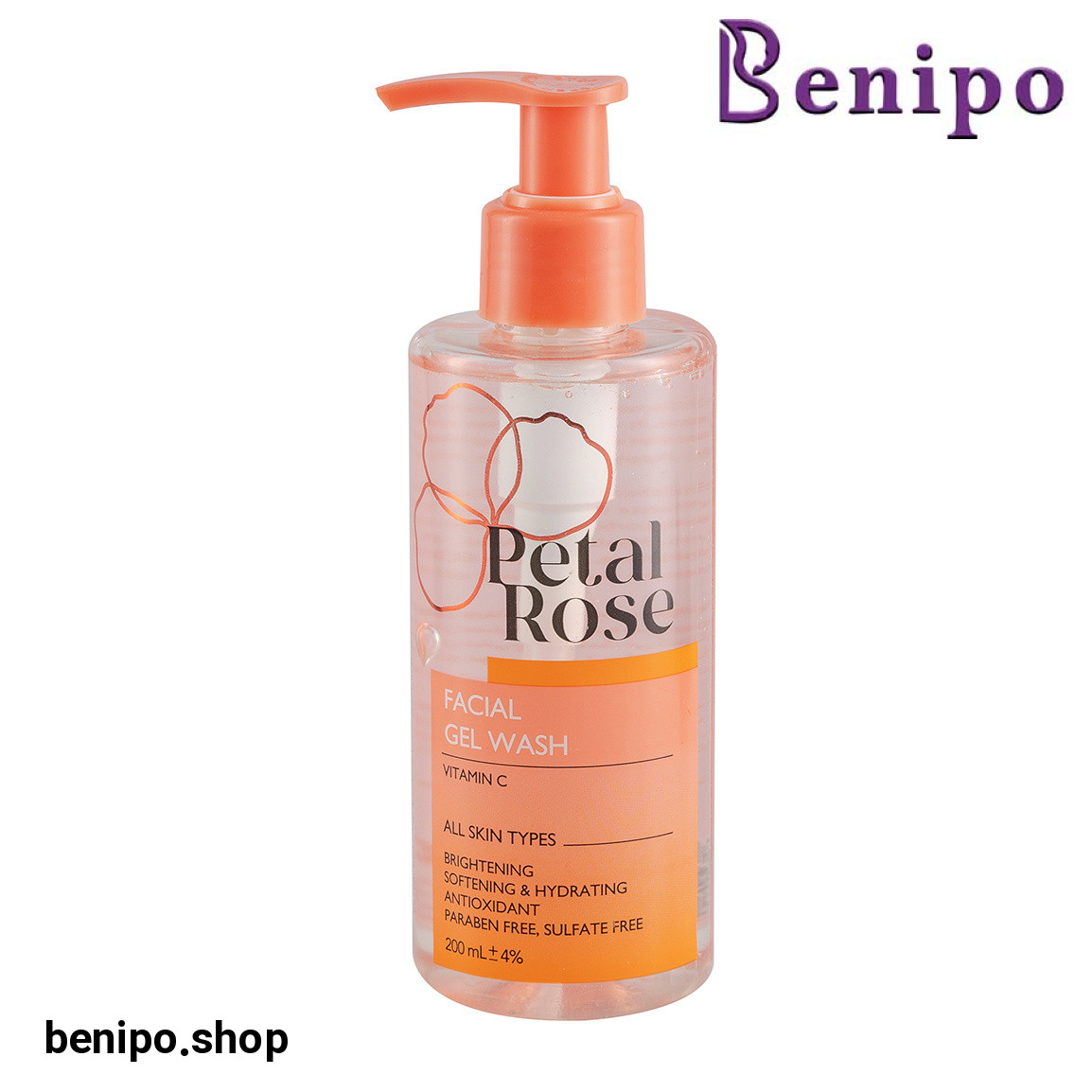 ژل شستشو صورت دارای ویتامین C حجم 200 میلی لیتر