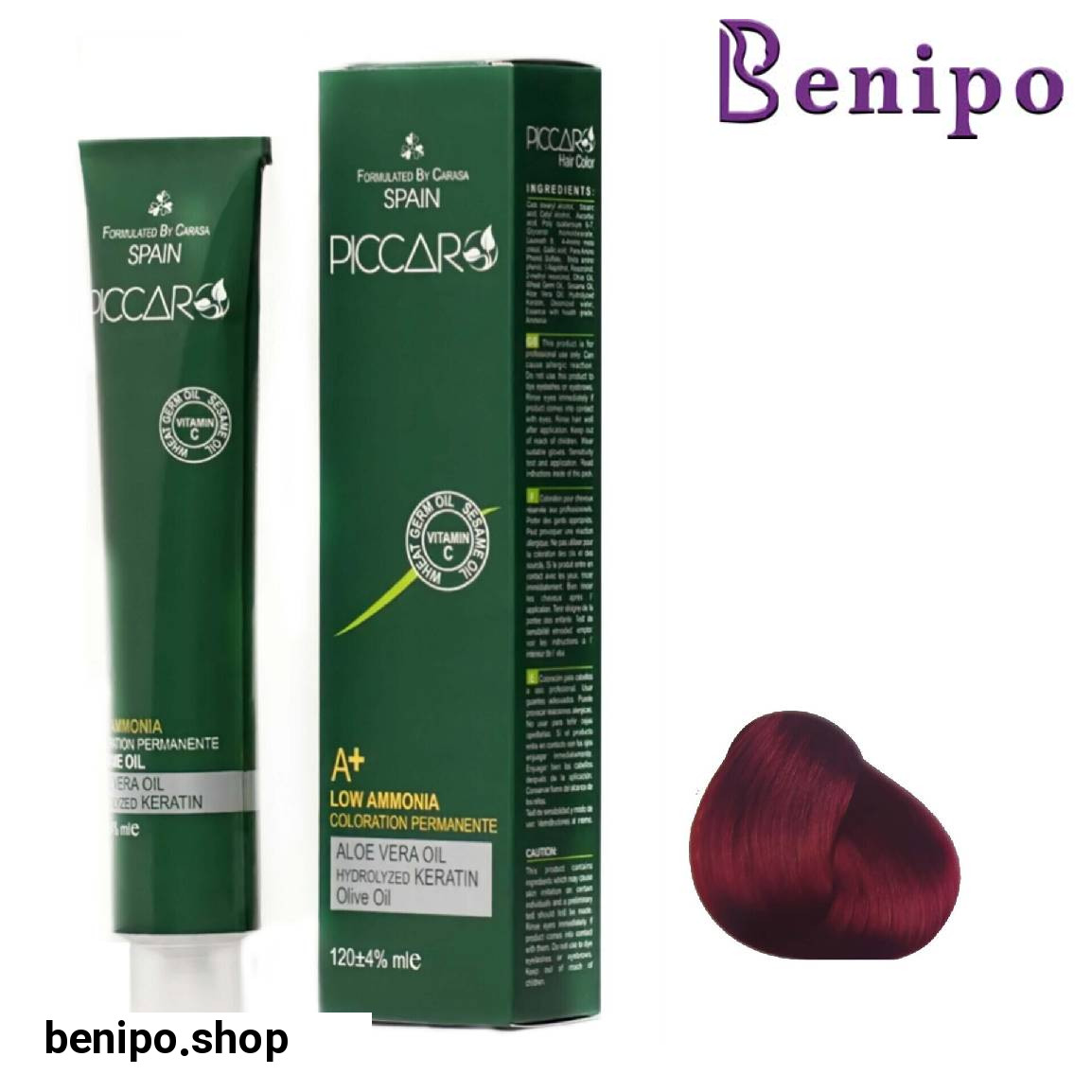 رنگ مو سری عنابی Jujubi حجم 120 میلی لیتر