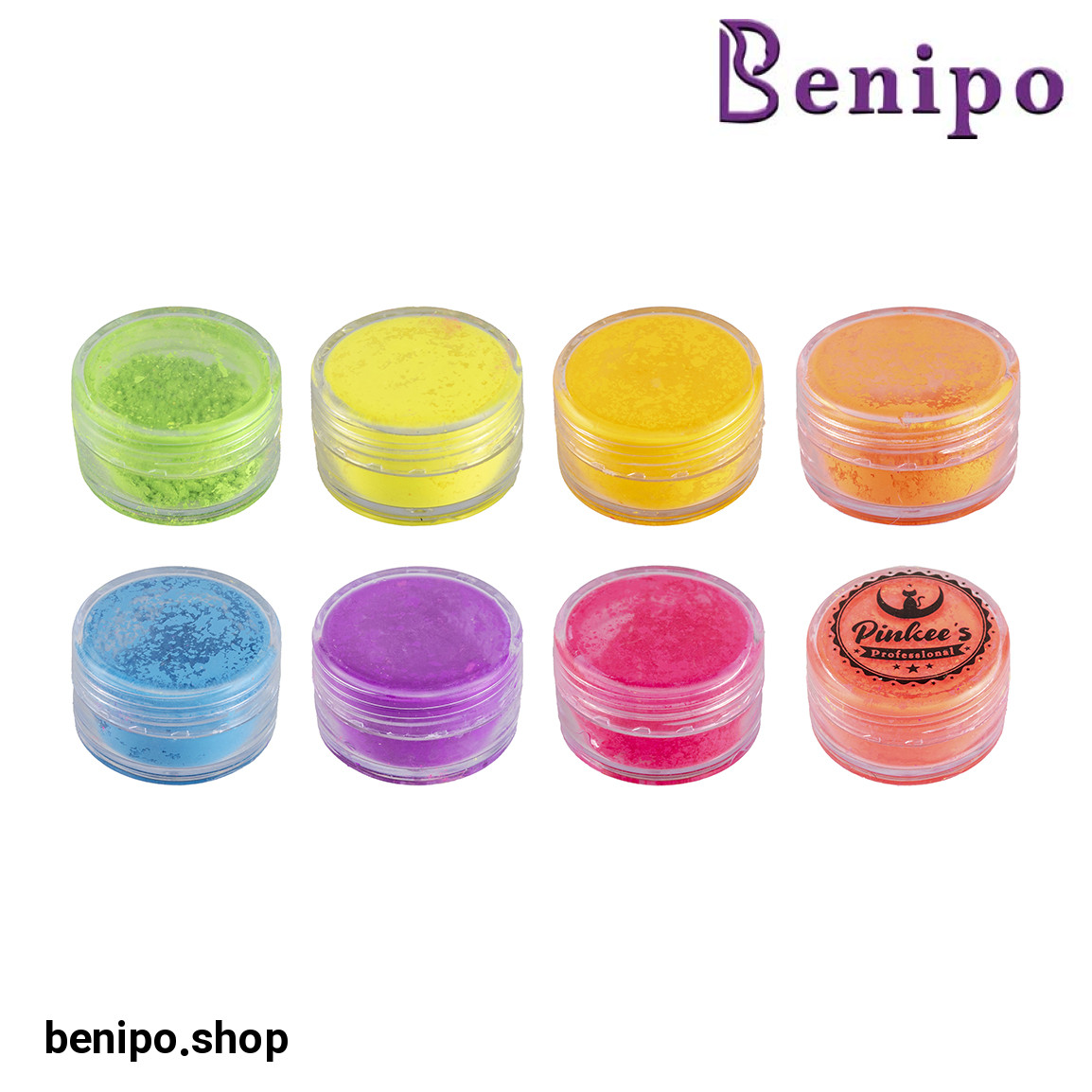 پودر پیگمنت ناخن مدل MuCLR-06 بسته 8 عددی با ارسال رنگ رندوم