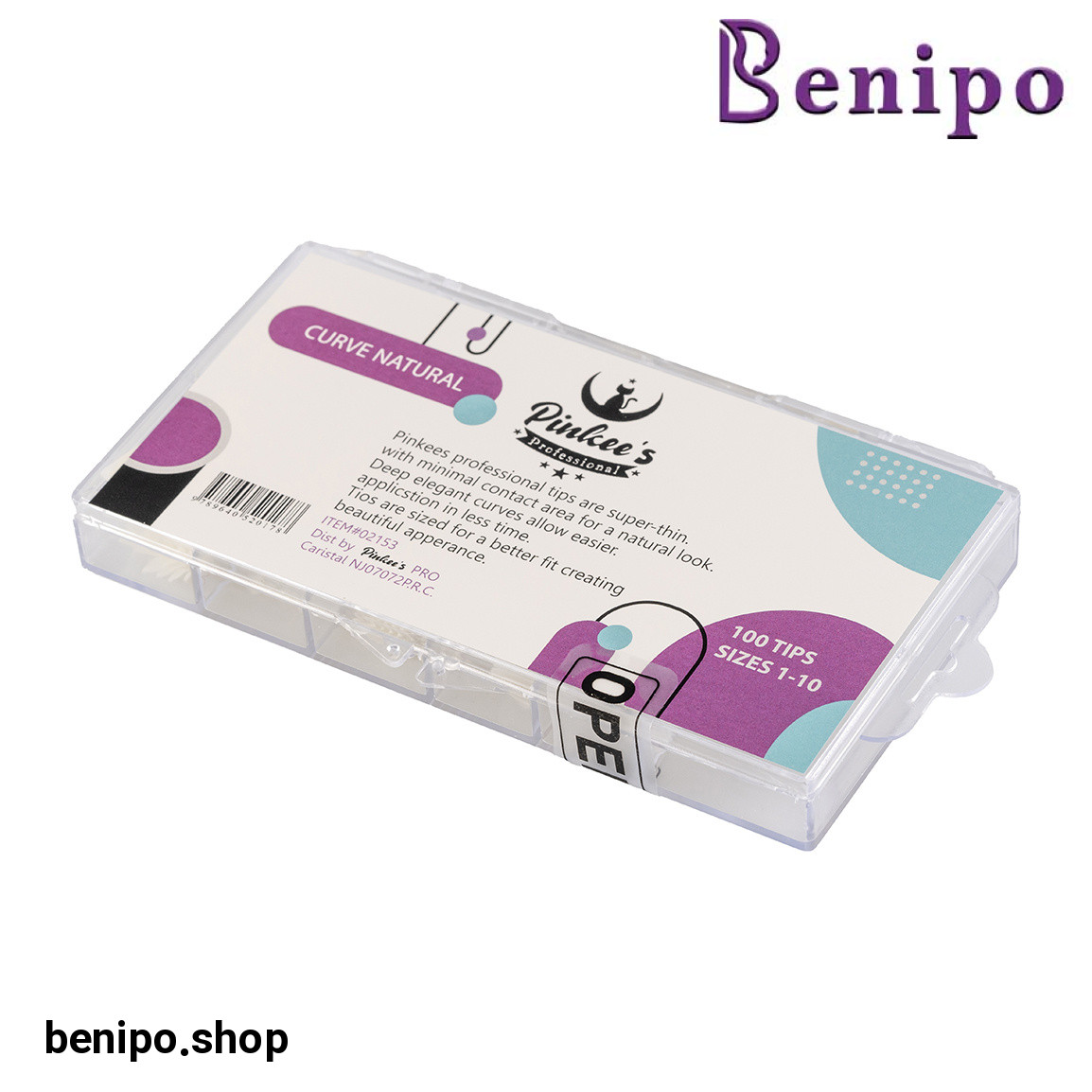 تیپ ناخن بسته 100 عددی