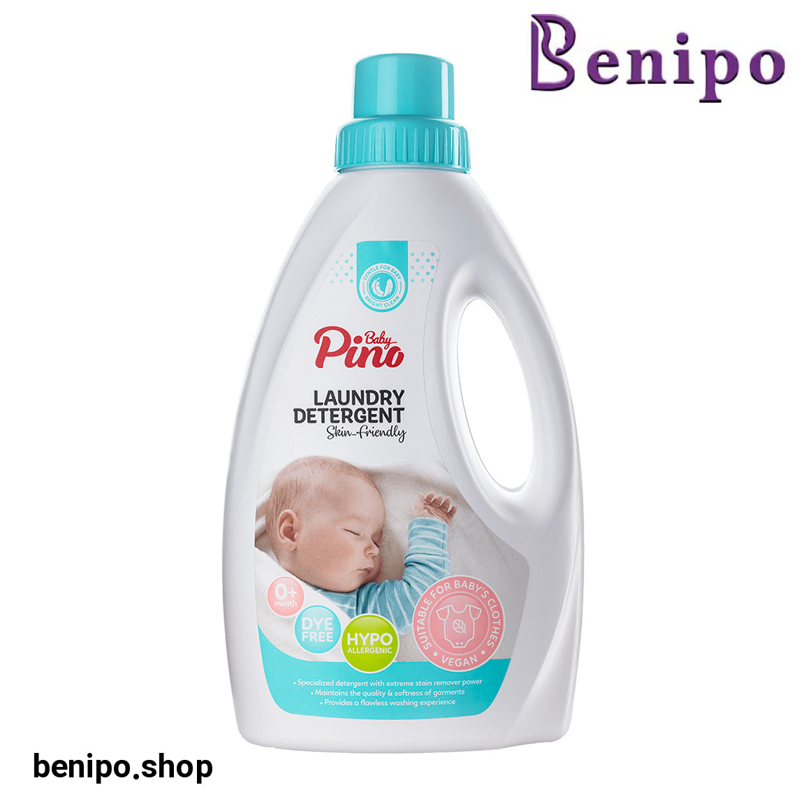 مایع لباس شویی کودک و نوزاد مدل آبی حجم 1000 گرم