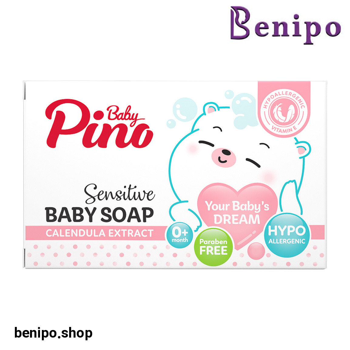 صابون کرمی کودک و نوزاد مناسب پوست حساس حجم 100 گرم