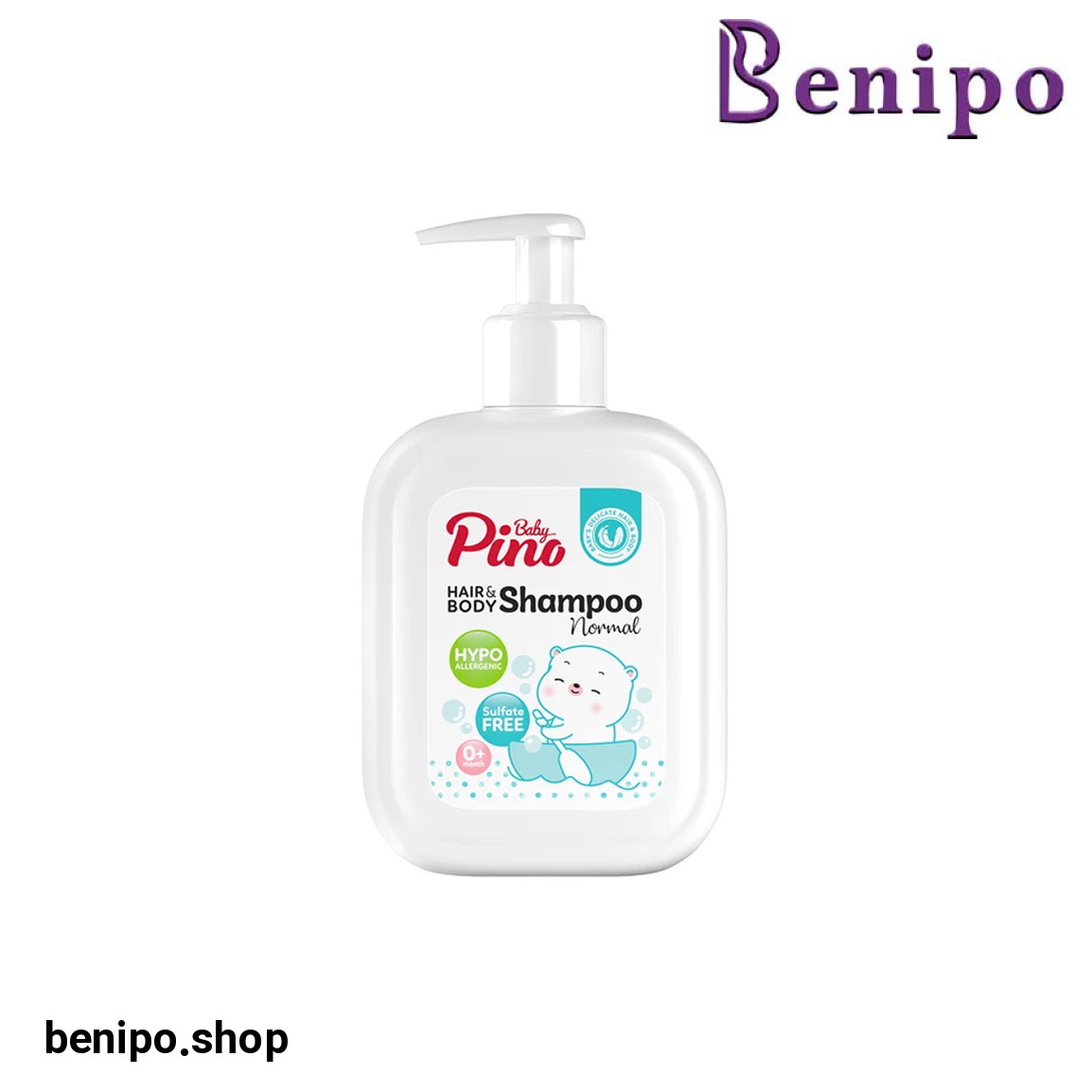 شامپو سر و بدن نرمال کودک و نوزاد حجم 200 گرم