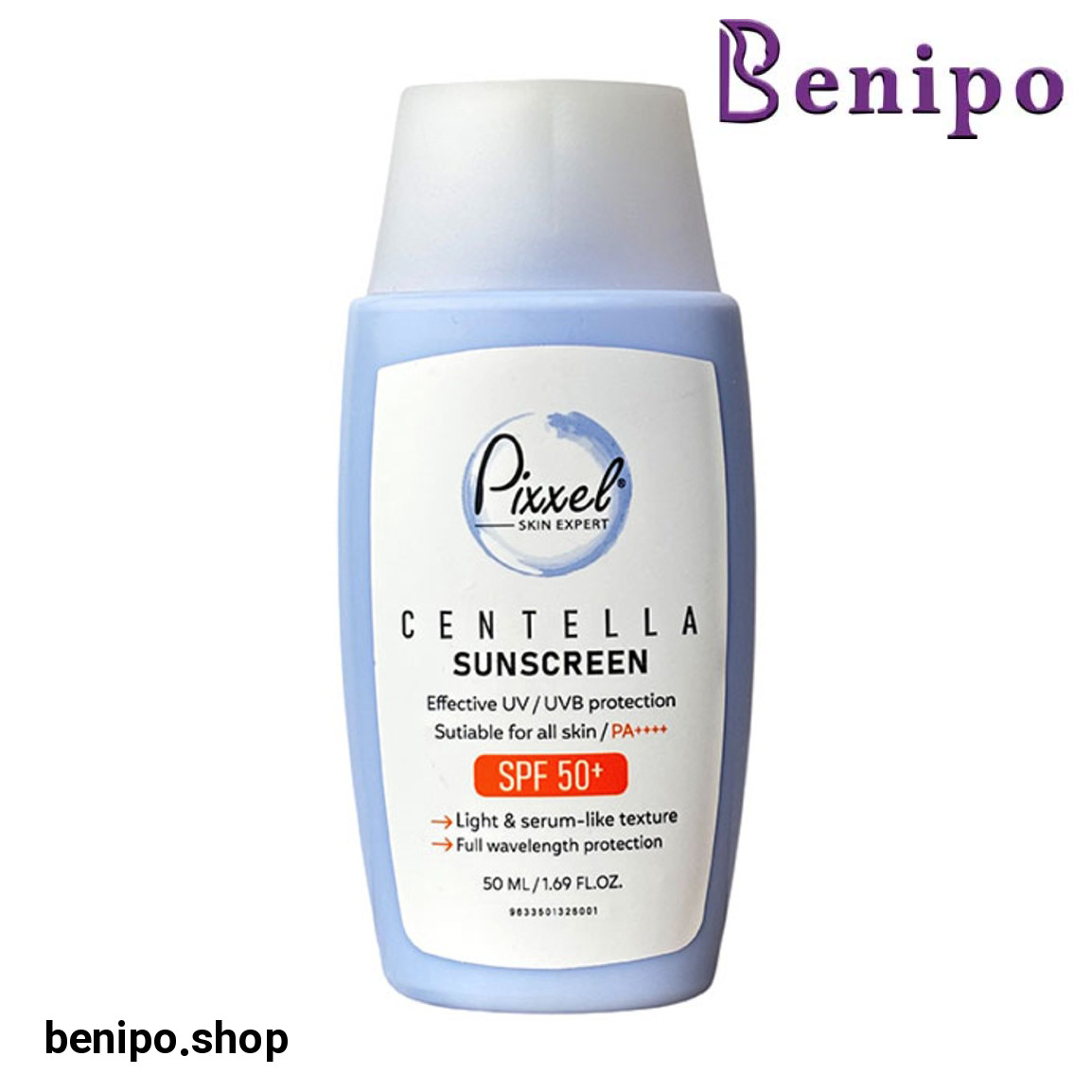کرم ضد آفتاب بی رنگ مدل Centella مناسب انواع پوست حجم 50 میلی لیتر