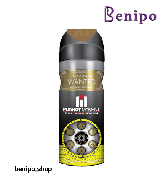 اسپری دئودورانت مردانه Azzaro Wanted حجم 200میل