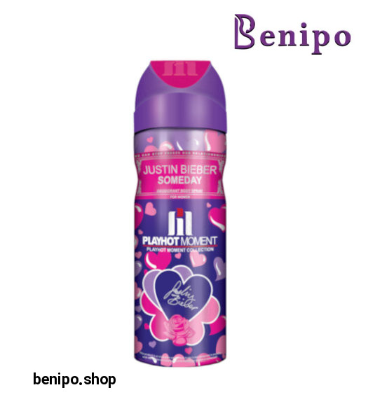 اسپری دئودورانت زنانه Justin Bieber Someday حجم 200میل