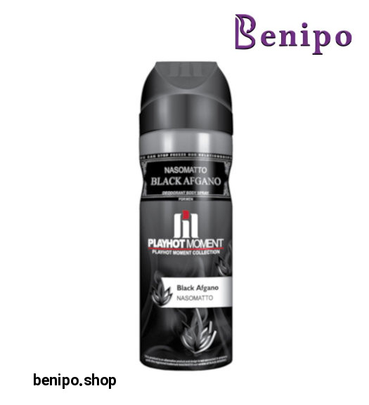 اسپری دئودورانت مردانه Nasomatto Black Afgano حجم 200میل
