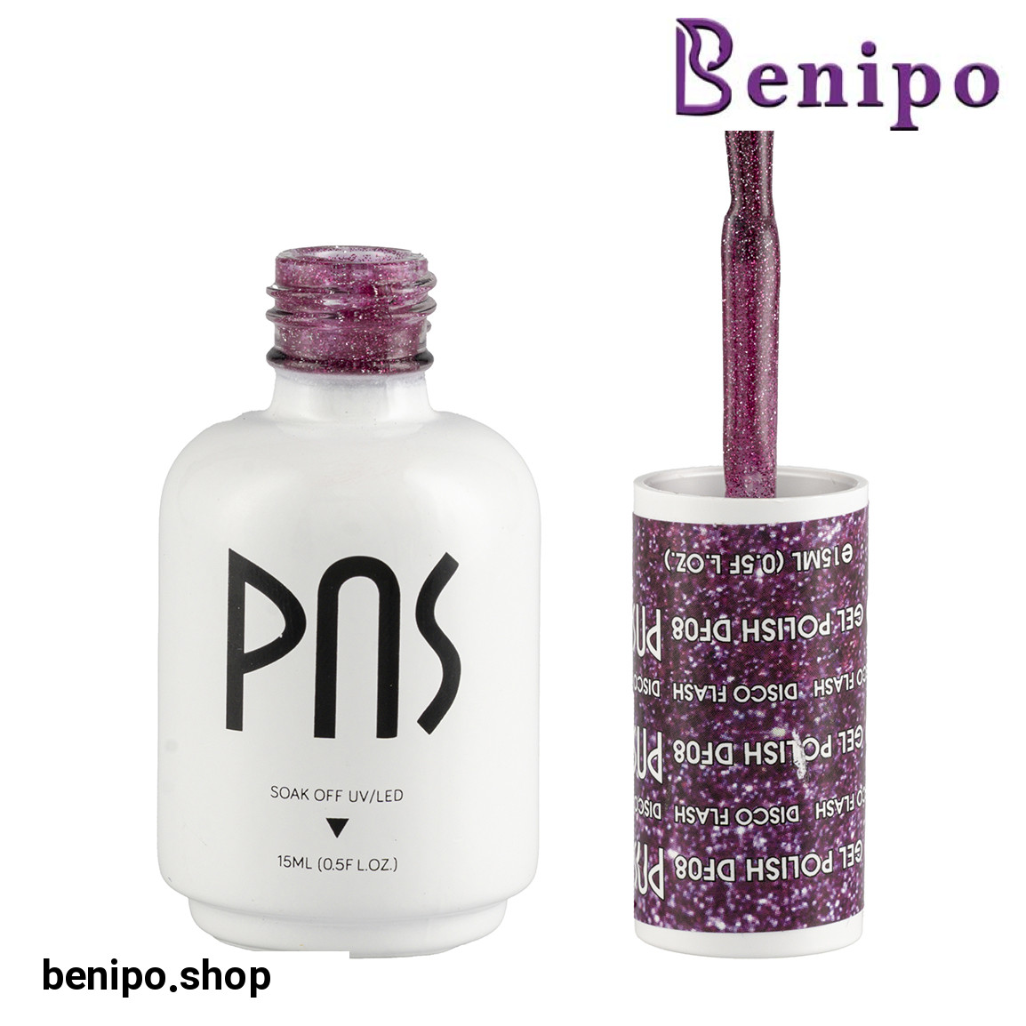 لاک ژل مدل Disco Flash حجم 15 میلی لیتر