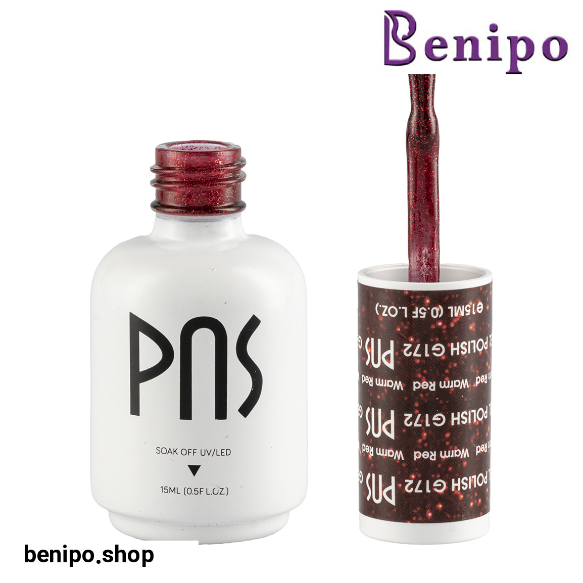 لاک ژل مدل Glitter حجم 15 میلی لیتر