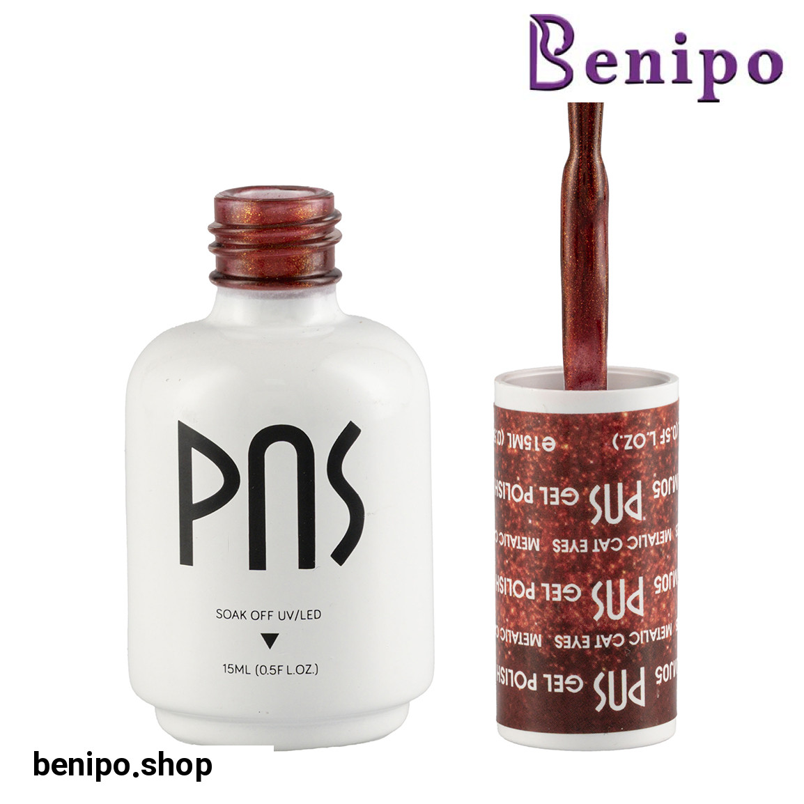 لاک ژل مدل Metalic Cat Eyes حجم 15 میلی لیتر