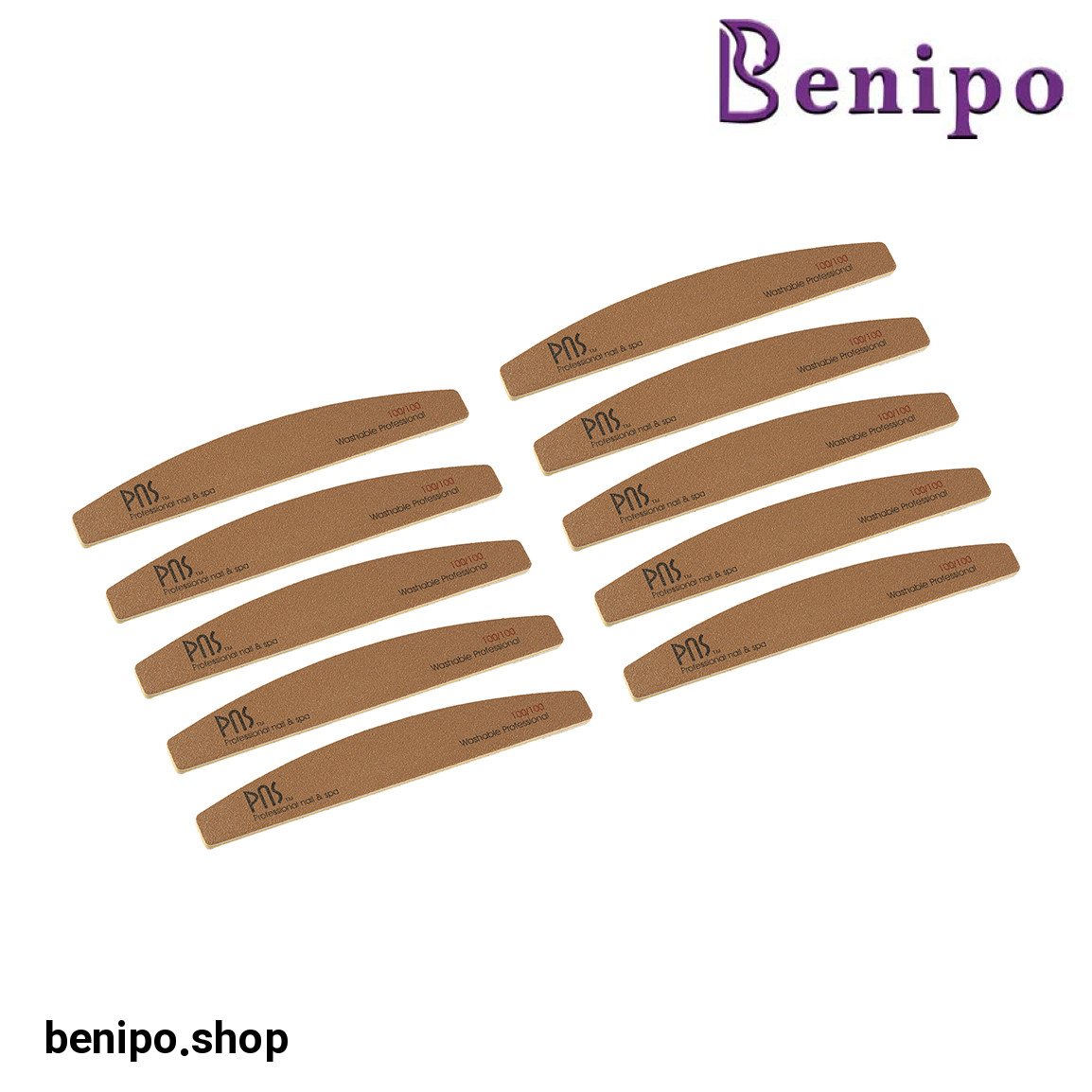 سوهان ناخن 100-100 بسته 10 عددی