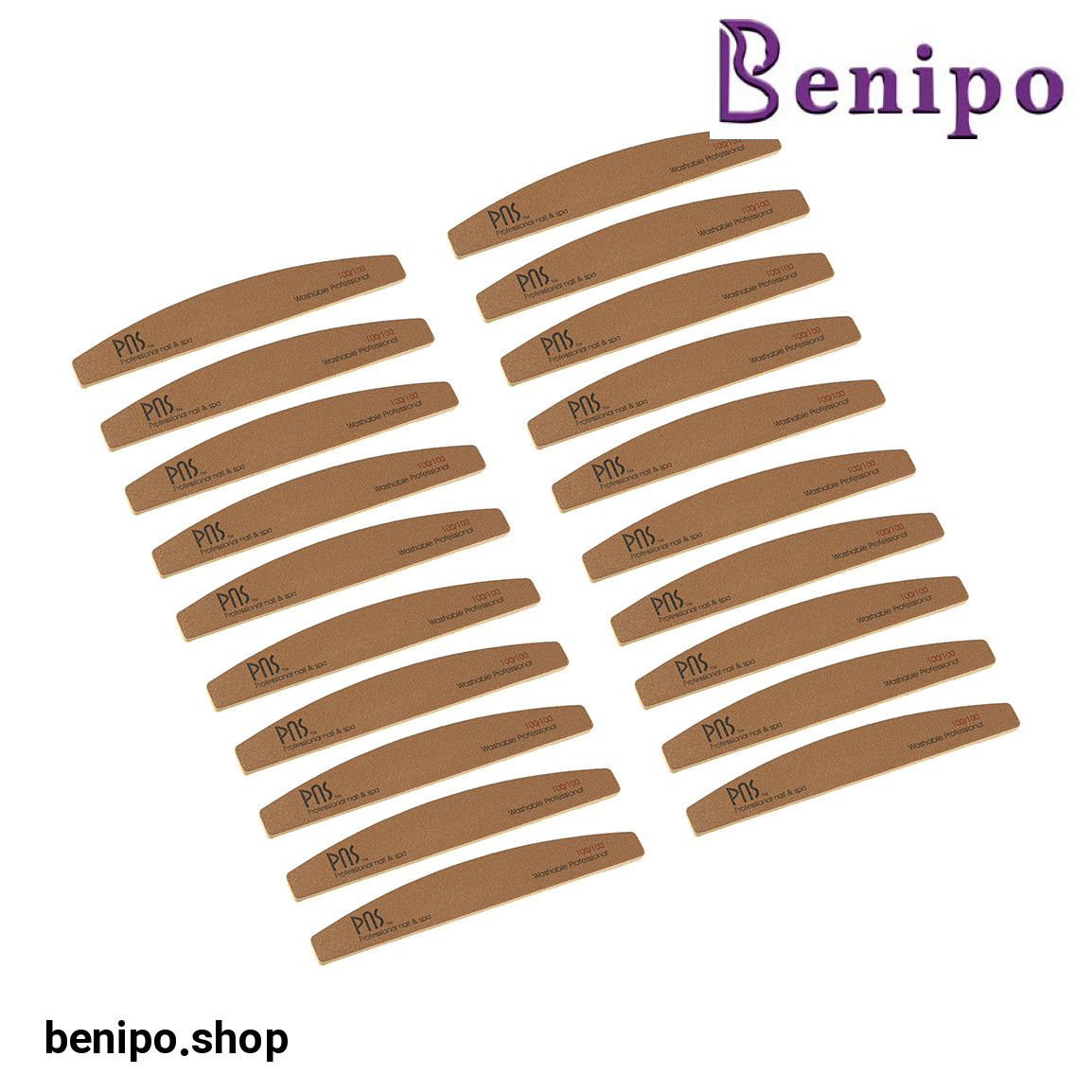 سوهان ناخن 100-100 بسته 20 عددی