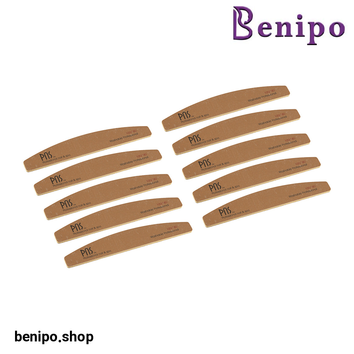 سوهان ناخن 100-180 بسته 10 عددی