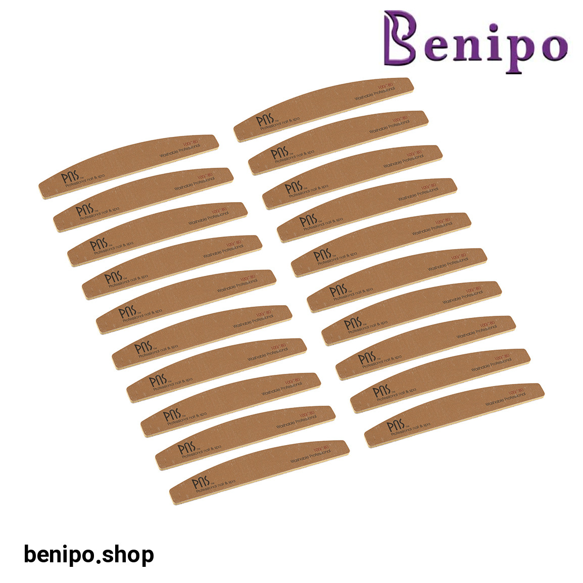 سوهان ناخن 100-180 بسته 20 عددی