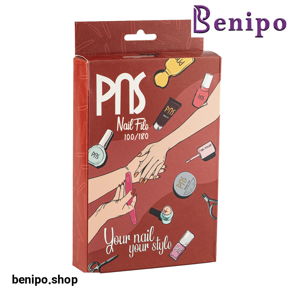 سوهان ناخن 100-180 بسته 25 عددی