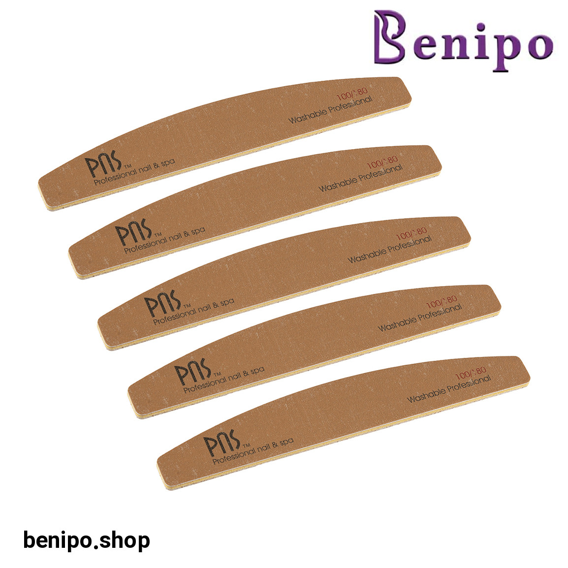 سوهان ناخن 100-180 بسته 5 عددی