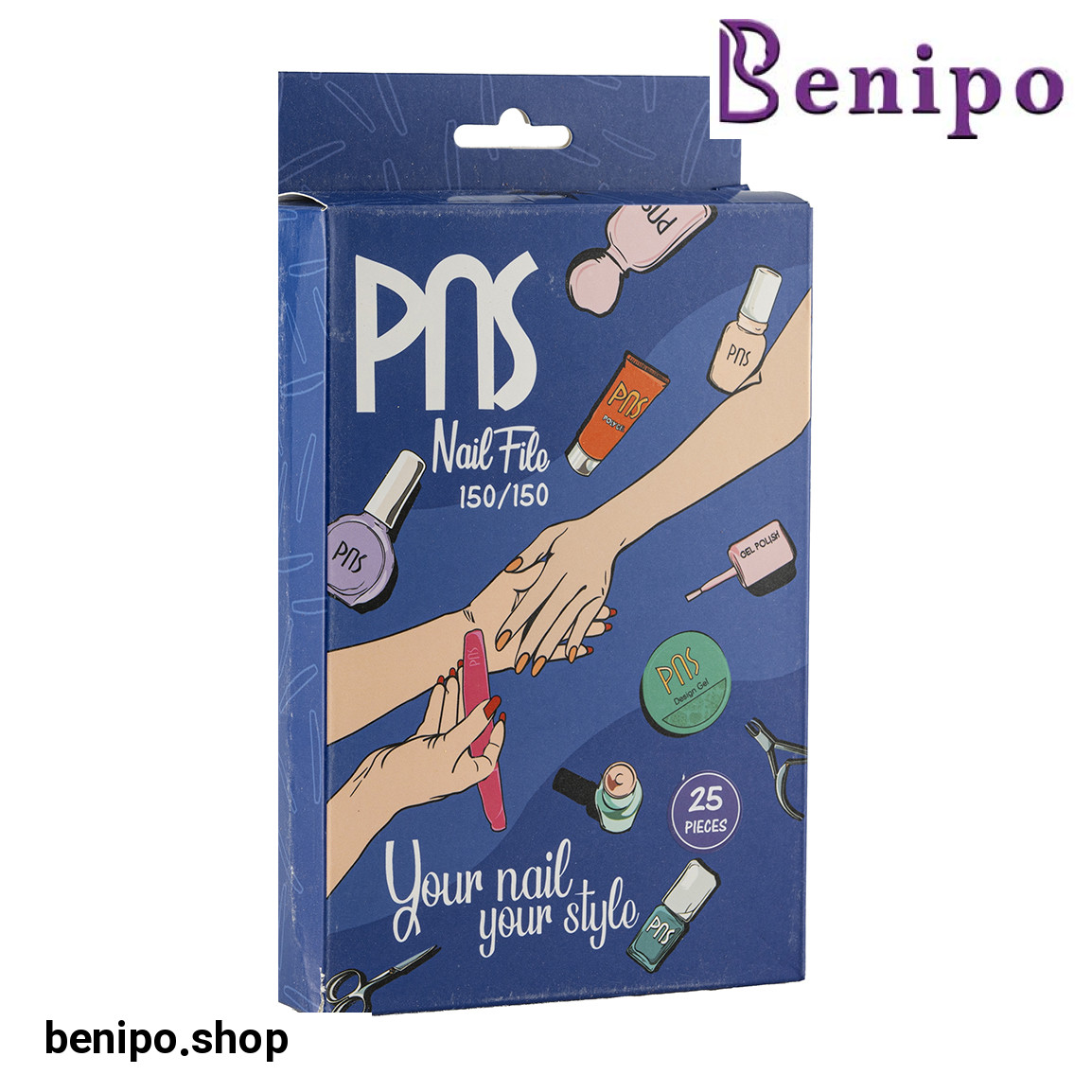 سوهان ناخن 150-150 بسته 25 عددی