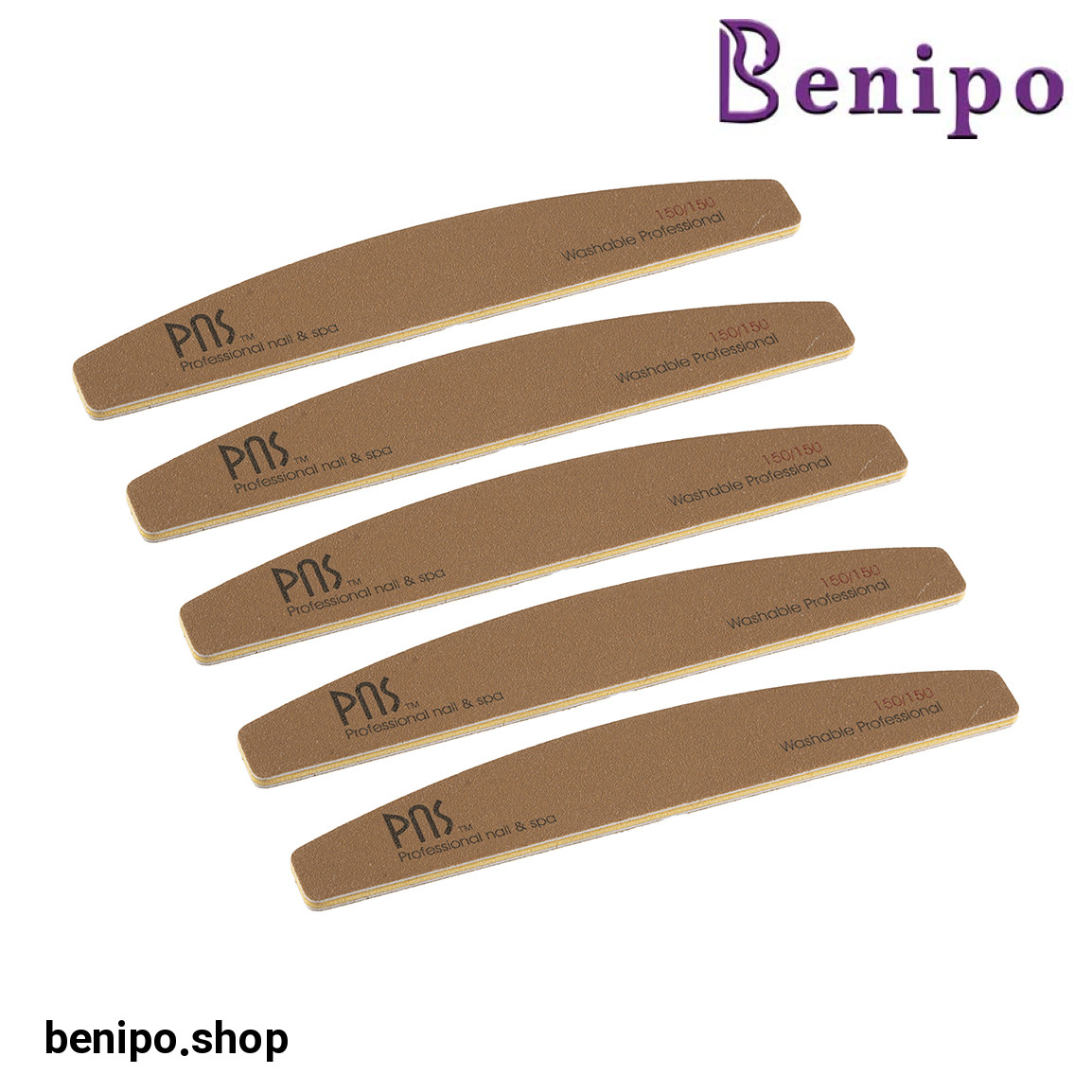 سوهان ناخن 150-150 بسته 5 عددی