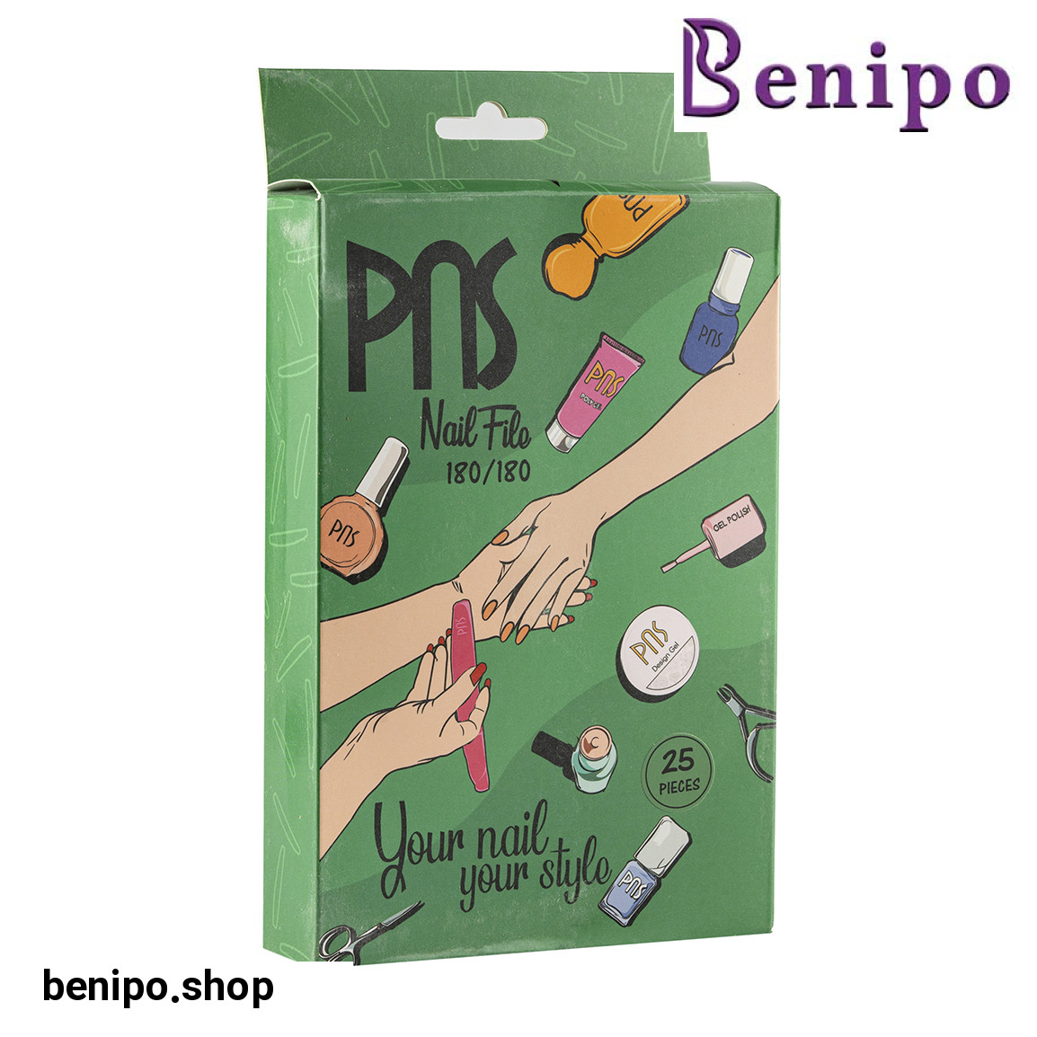 سوهان ناخن 180-180 بسته 25 عددی