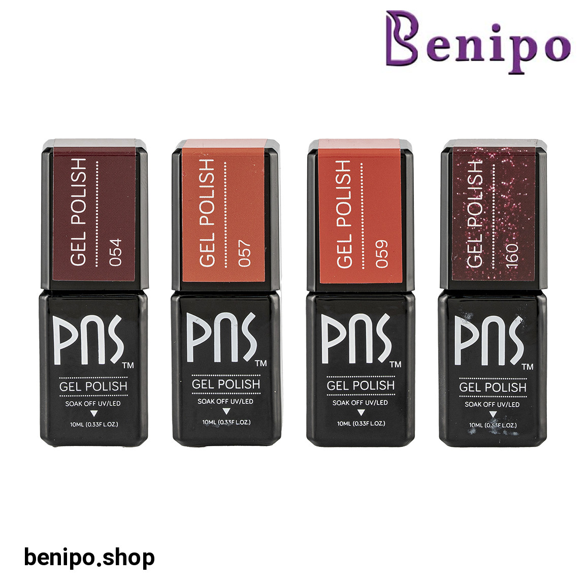 پک 5 عددی لاک ژل قرمز