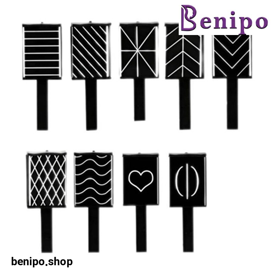 مگنت ناخن مدل RS کد 67 بسته 9 عددی