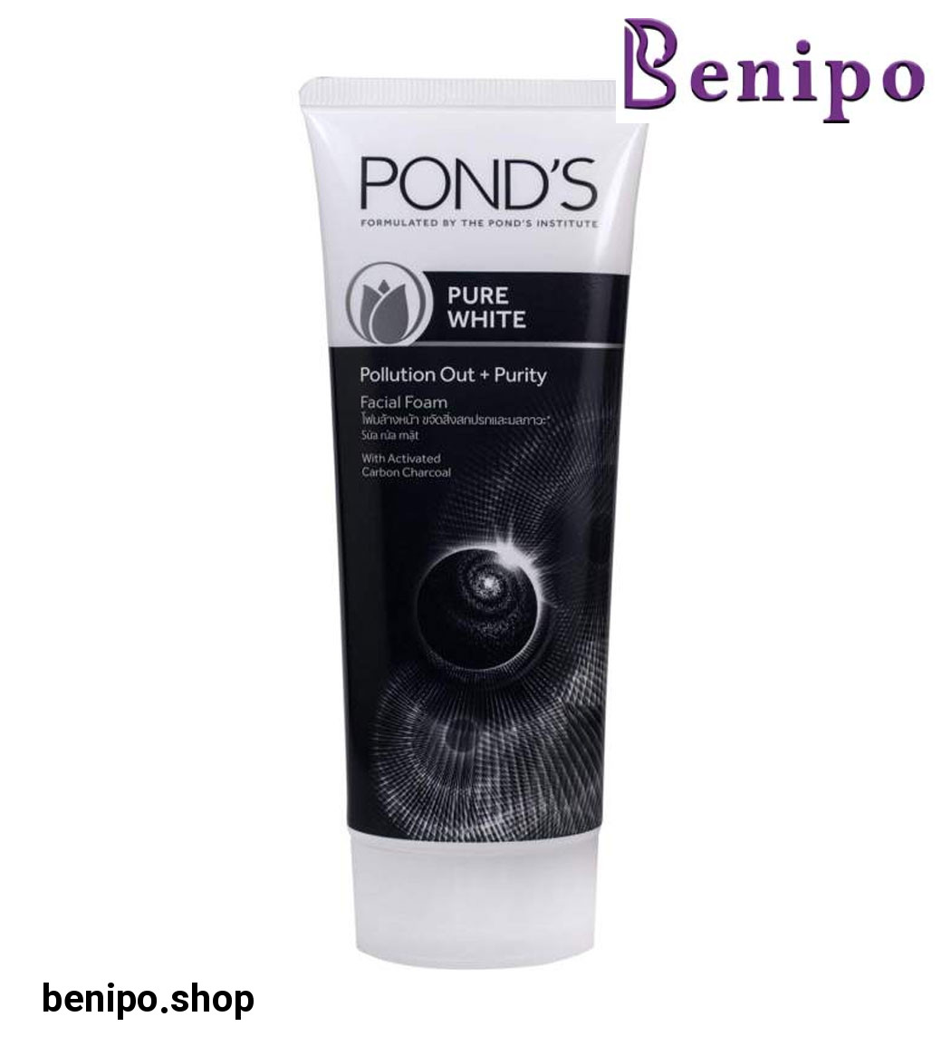 فوم پاک کننده و روشن کننده حاوی ذغال شارکل Pure White حجم 100 میل