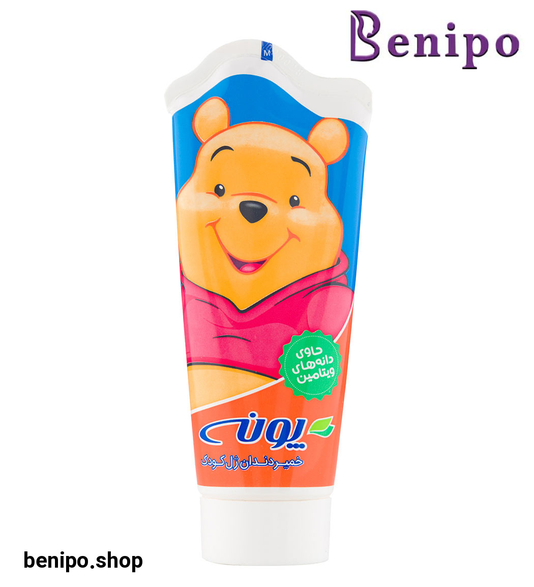 خمیر دندان ژل کودک حاوی دانه های ویتامین با طعم نارنگی 80میل
