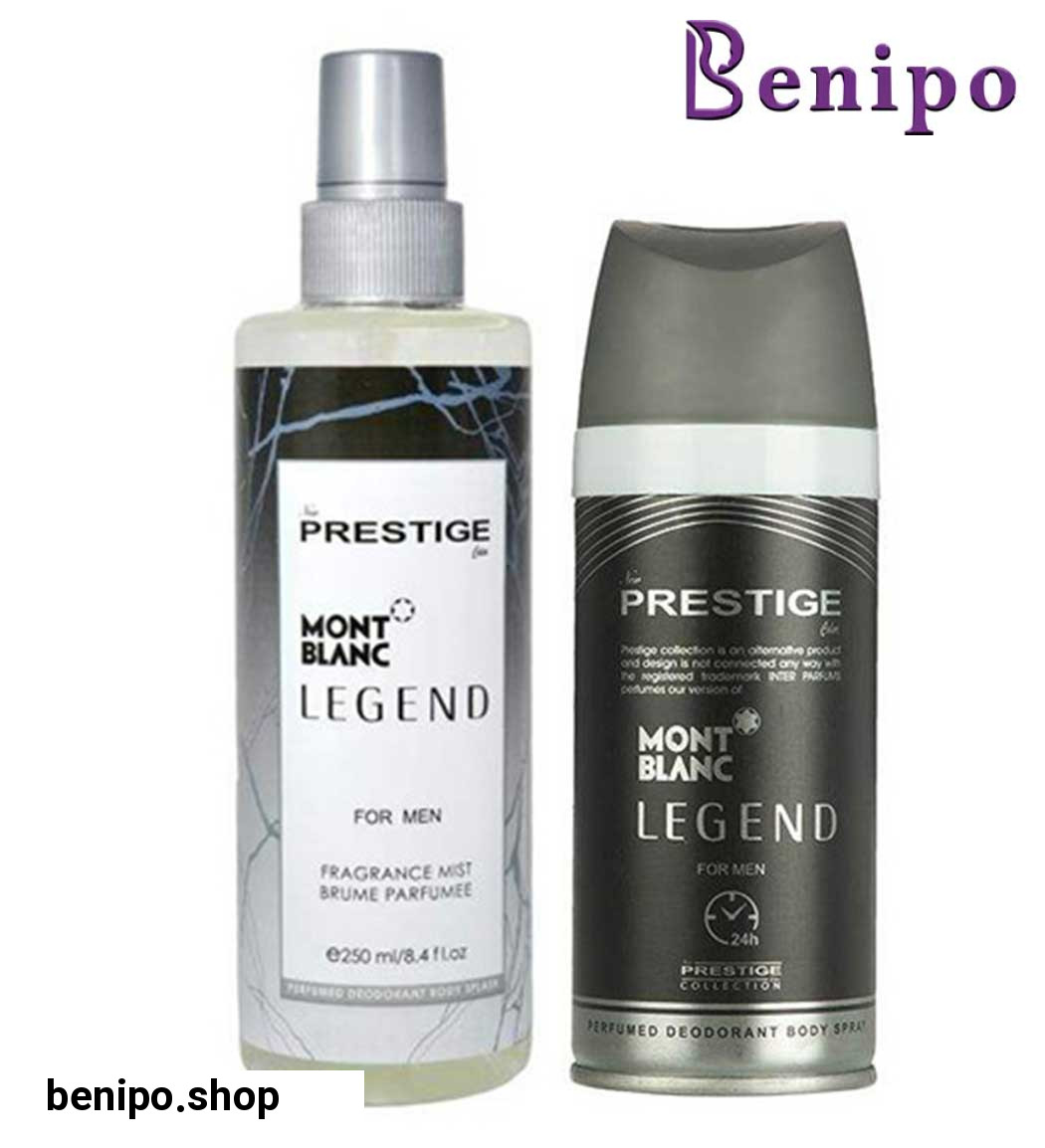 پک دو عددی اسپری و بادی اسپلش مردانه مون بلان لجند