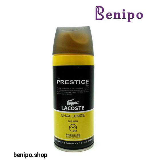 اسپری بدن مردانه Lacoste Challenge حجم 150میلی لیتر