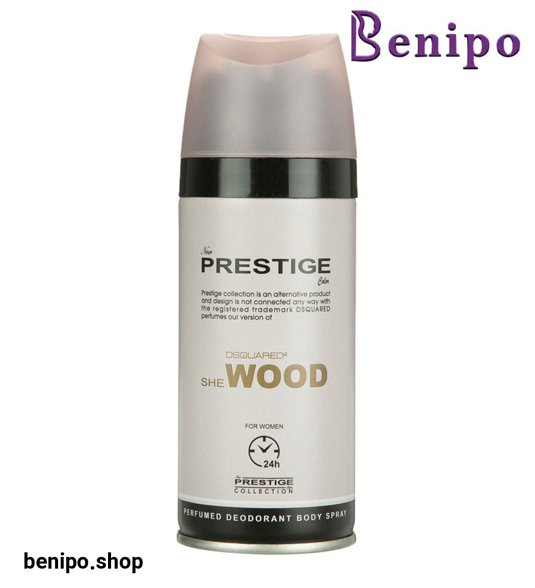 اسپری بدن زنانه مدل She Wood حجم 150میلی لیتر